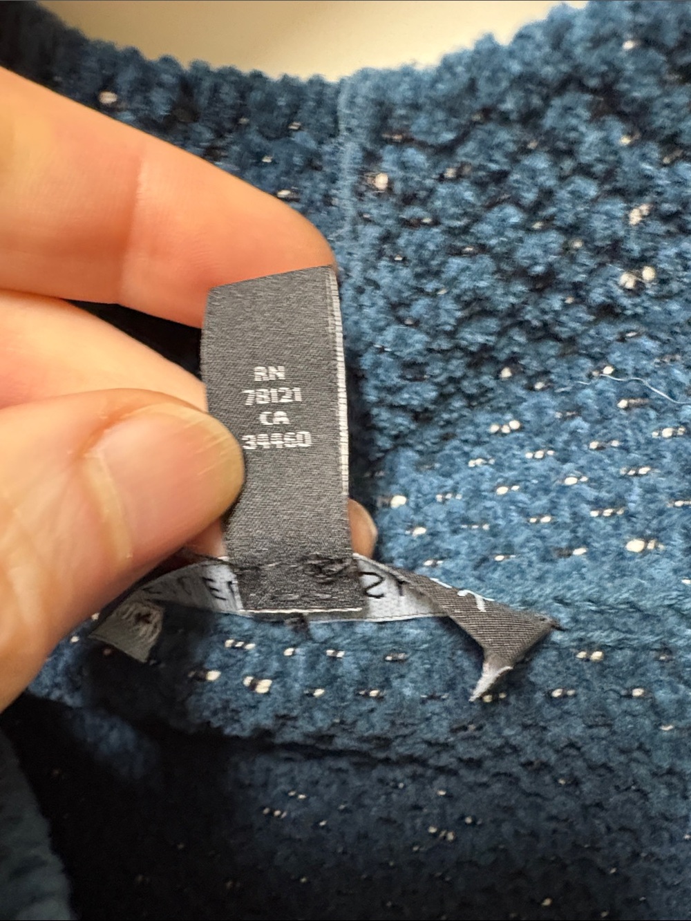 Eileen Fisher Deep Teal Organic Cotton Mock Neck Sweater Size L - Picture 3 of 7